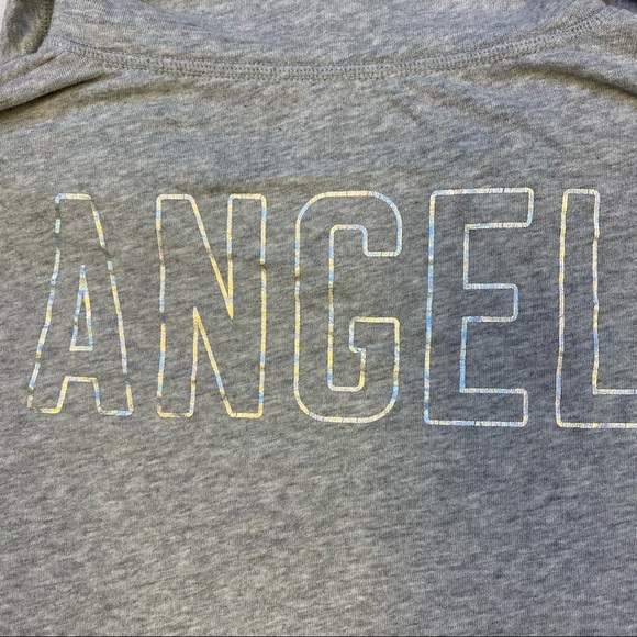 Victoria’s Secret Angels Gray Quarter Zip Pullover Sweatshirt - Picture 8 of 9